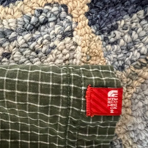 Green The North Face Checkered Short Sleeve Button Down - Picture 6 of 6